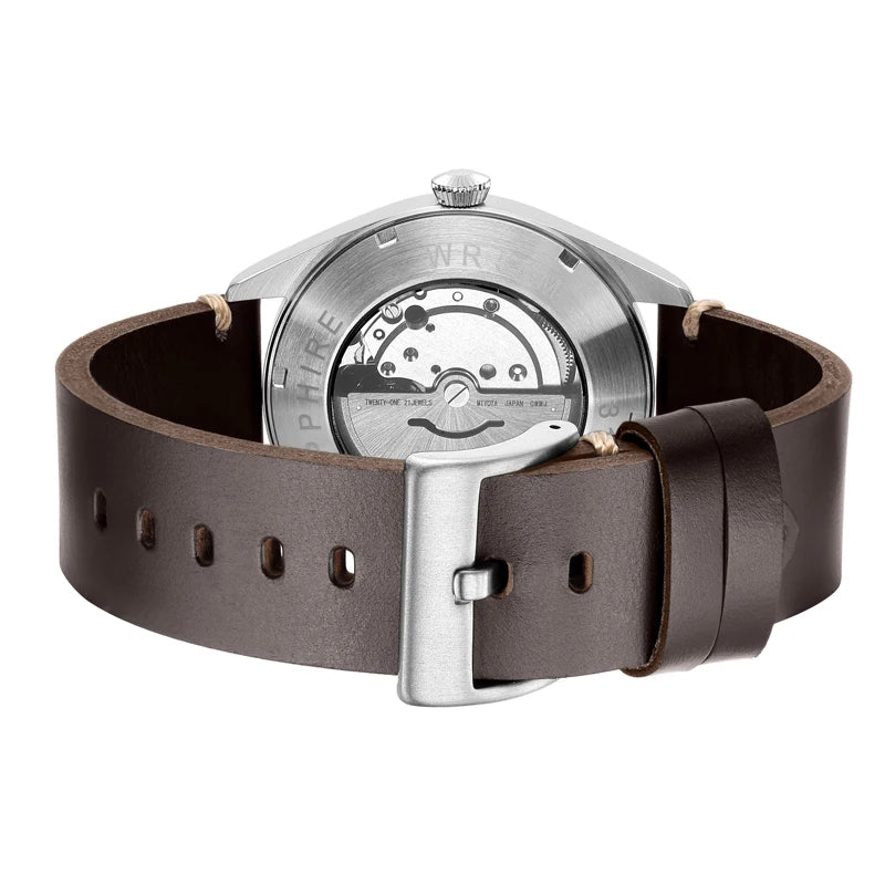 **FREE SHIPPING!**  •Flieger Pilot Watch •Aviator •Automatic Movement Watch  •Perfect everyday watch for the adventurous person!  •Now you can finally have an Automatic Mechanical Movement Watch to wear everyday •Don't risk damaging your Rolex or Omega!